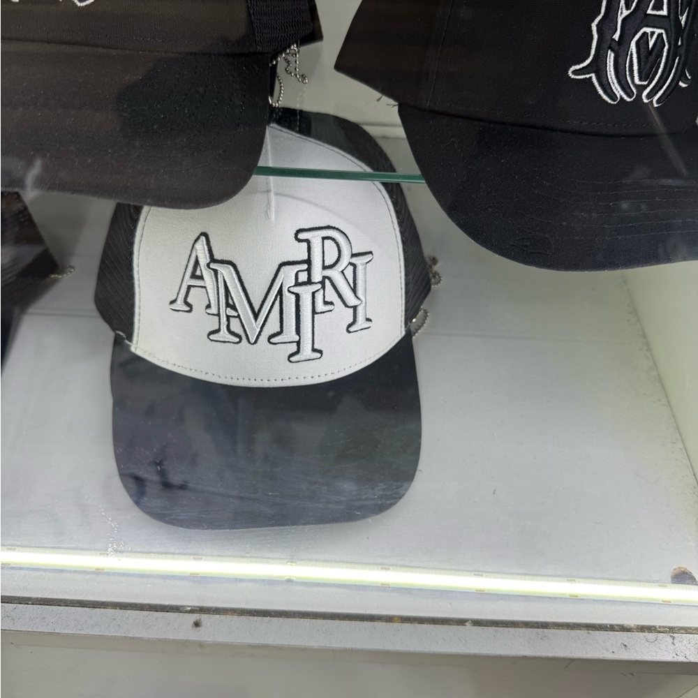 AMIRI Monochrome Logo Cap